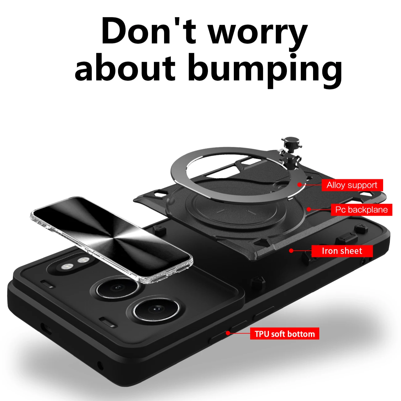 OnePlus Nord 4 5G 케이스 슬라이더 렌즈 보호 충격 방지 Funda Coque Capa 용 킥 스탠드 갑옷 보호 커버