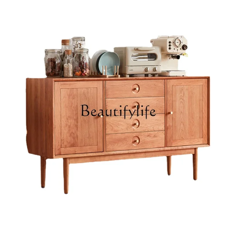 S Home Sideboard Cabinet Nordic Solid Wood Simplicity Locker