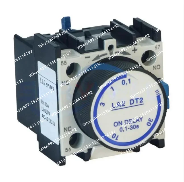 Retardador de Encendido LA2 DT0 DT2 DT4 (0.1-3S, 0.1-30S, 10-180S) y Retardador de Apagado LA3 DR0 DR2 DR4, Relé, Contactor, Bloque de Contactos Auxiliares