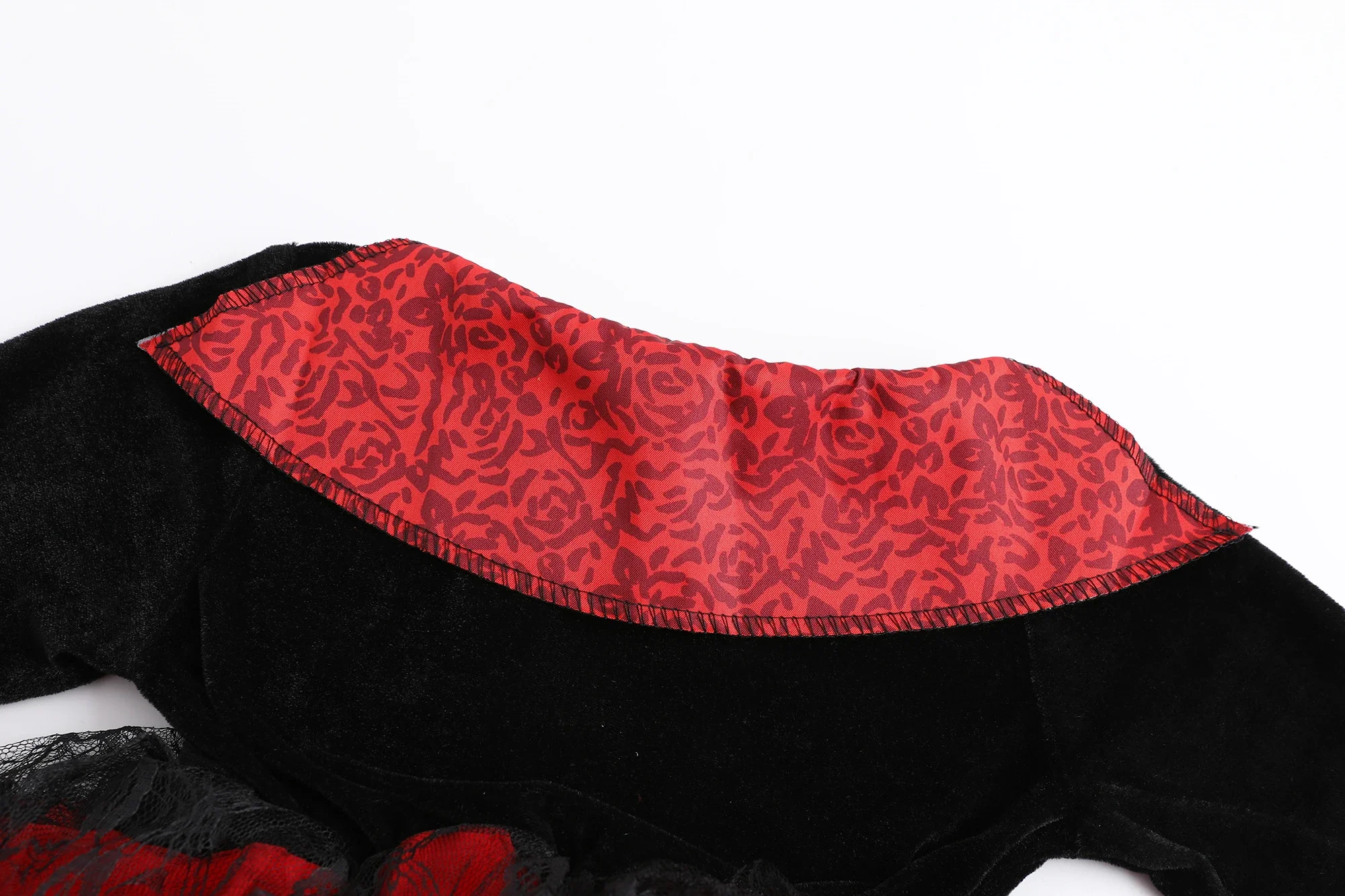 2026 Halloween Mädchen Cosplay Geisterbraut Vampir Netz-Kostüm Kinder Prinzessinnenkleid Aufführung Schwarze Abendkleidung Anzüge – Detail 9