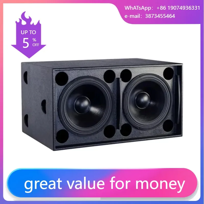 

Portable Line Array Speakers Professional Audio System Loudspeaker Dual 18 Inch Line Array Speaker For Outdoor Performance