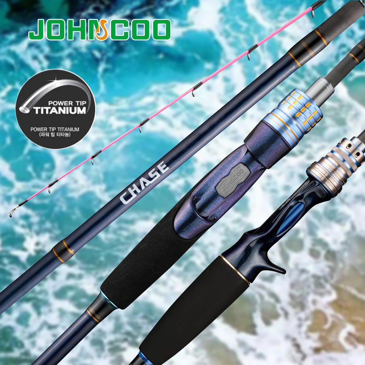 Wędka do łowienia z łodzi z tytanową końcówką 1.7m 1.8m 1.9m ML Spinning Casting Wędka do łowienia mątli z spiralnymi kółkami