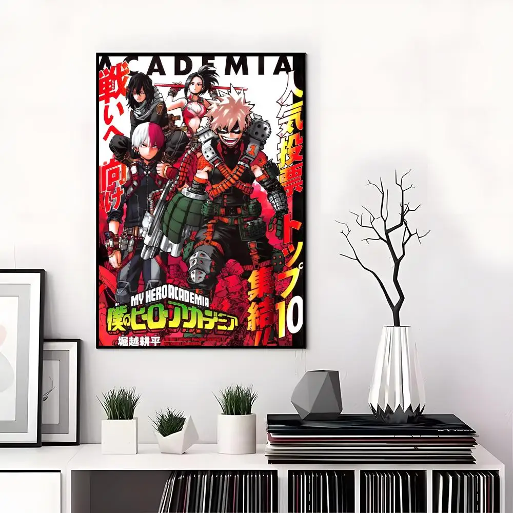 M-My Hero Academia Poster Hochauflösende Poster-Aufkleber, geeignet für Schlafzimmer, Wohnzimmer, Heimdekoration – Detail 11
