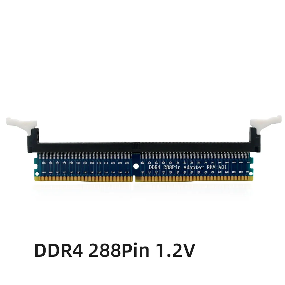 DDR4 288-контактный адаптер DIMM, тестер памяти, карта защиты памяти, плата расширения схемы почтовой карты, подставка для настольного ПК, новинка