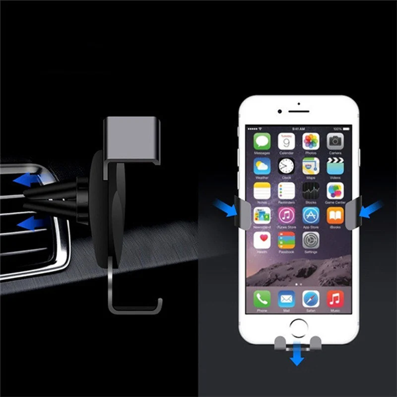 Gravity Car Holder For Phone in Car Air Vent Mount Clip Cell Holder No Magnetic Mobile Phone Stand For iPhone 15 Xiaomi Samsung - náhled 3
