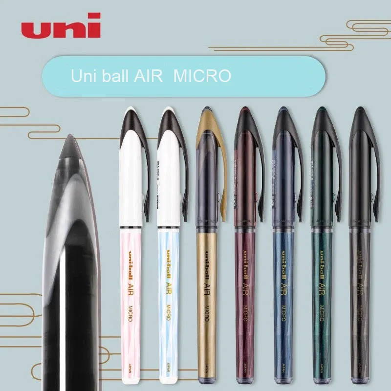

4pcs Japan Uni Ball AIR MICRO UBA-188C Gel Pen 0.5mm Black Ink Office Business Signature Pen