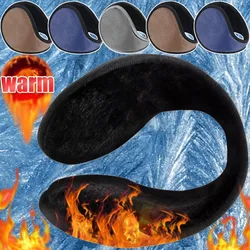 Inverno proteção de ouvido earmuff grosso pelúcia capa de orelha à prova de frio quente muff respirável térmico earwarmer confortável earflap