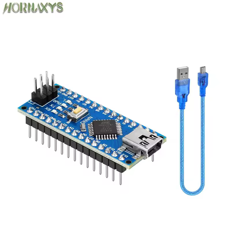 NANO V3.0 3.0 Controller Terminal Adapter Expansion Board NANO IO Shield Simple Extension Plate For Arduino AVR ATMEGA328P Cable - Image 7