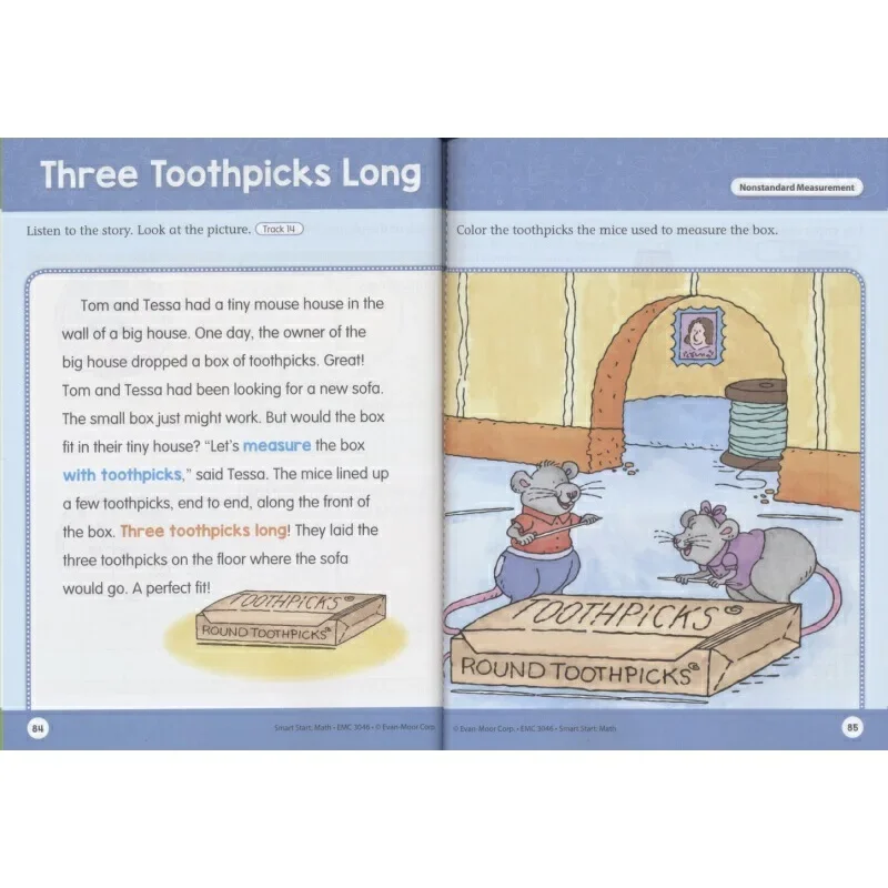 Evan-Moor Smart Start Math, Grade 1 Workbook, Children's books aged 5 6 7 8 English books 9781645141525