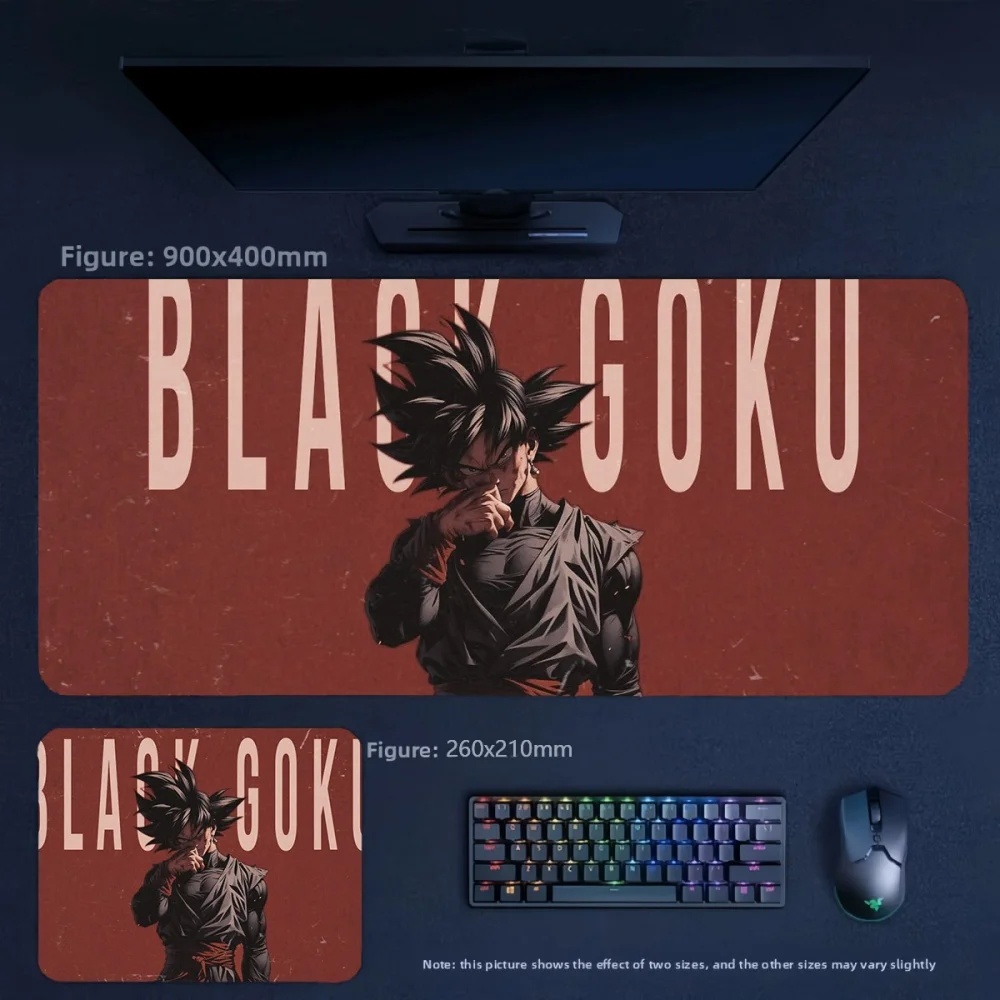 Fashion Cartoon Animation Leather Mouse Pad Animation Dragon Ball Goku Leather Mouse Pad Office Mouse Pad Wrist Writing Desk Mat