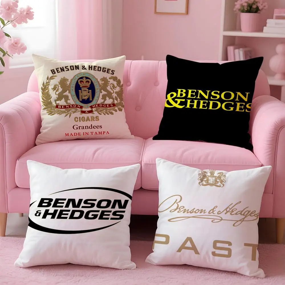 cigarette Benson & Hedges Cushion Cover Cushion Cover Set 4Pcs 50x50 45x45 40x40 Pillowcase Decorative Sofa Home Decor