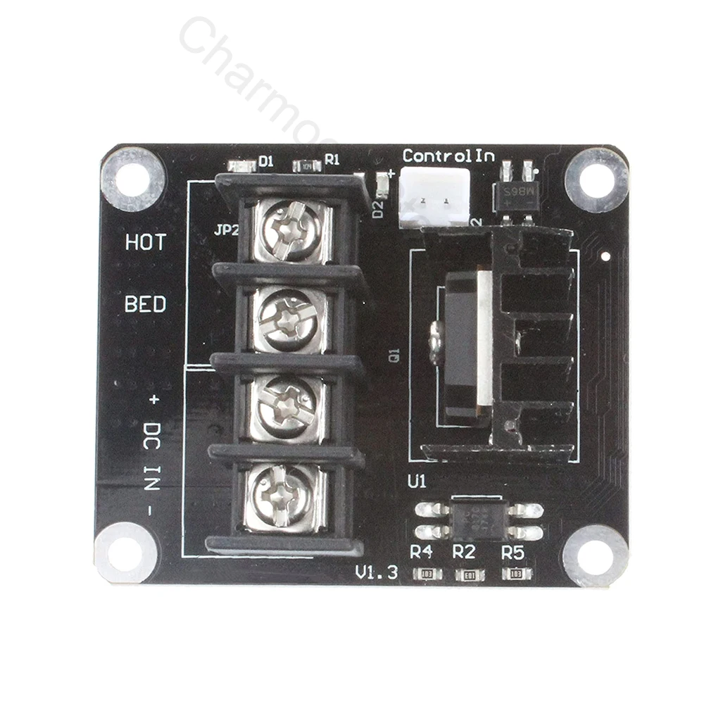 3D Printer Hot Bed Power Expansion Board Heating Controller MOSFET High Current Load Module 25A 12V or 24V for 3D Printer Parts