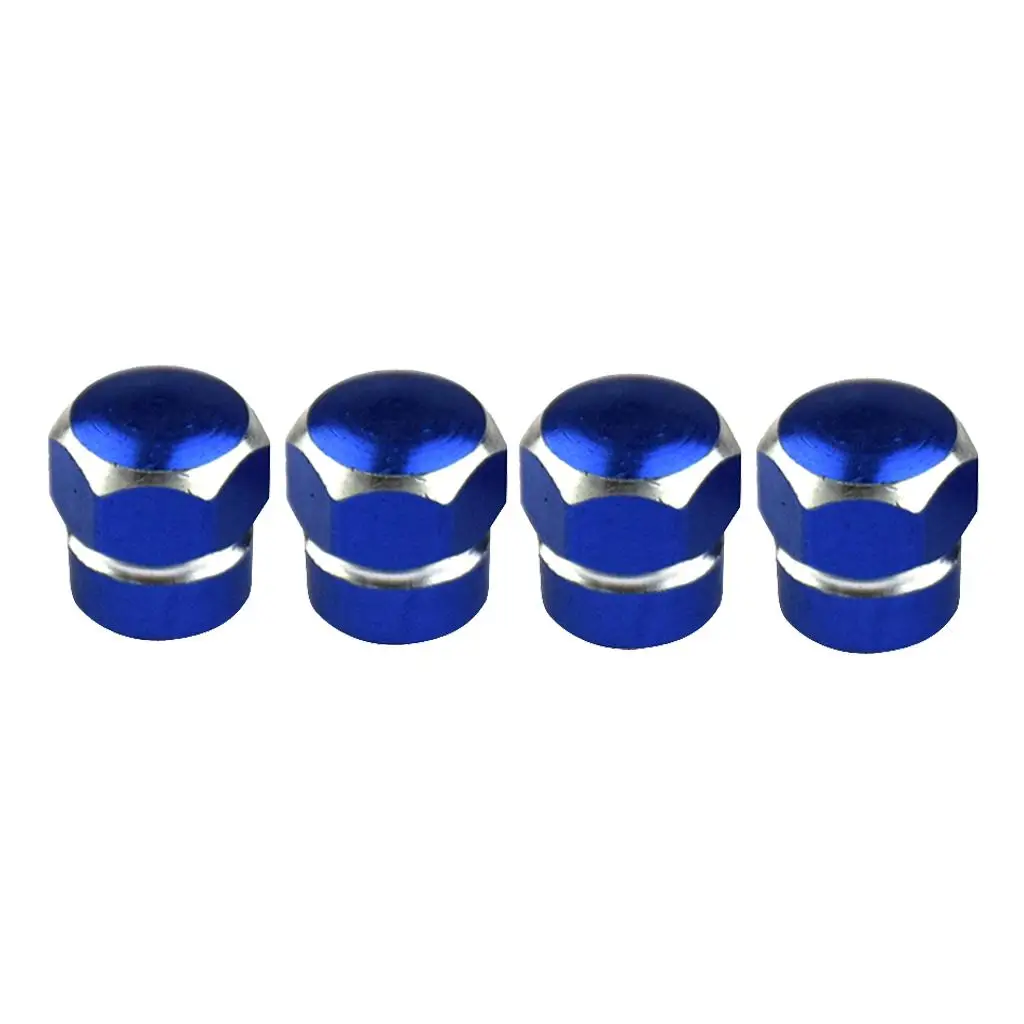 

Aluminum Alloy Tire Valve Caps Hexagon Shape Wheel Stem Dust Covers Car Rim Air Valve Parts Universal