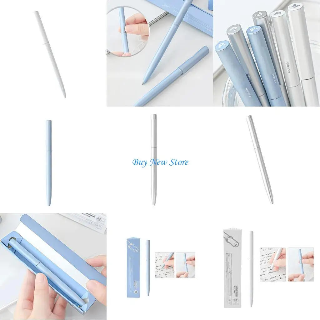 

20CE Rotating Mechanism Ballpoint Pen 0.5mm Sleek Design Low Light Visibility