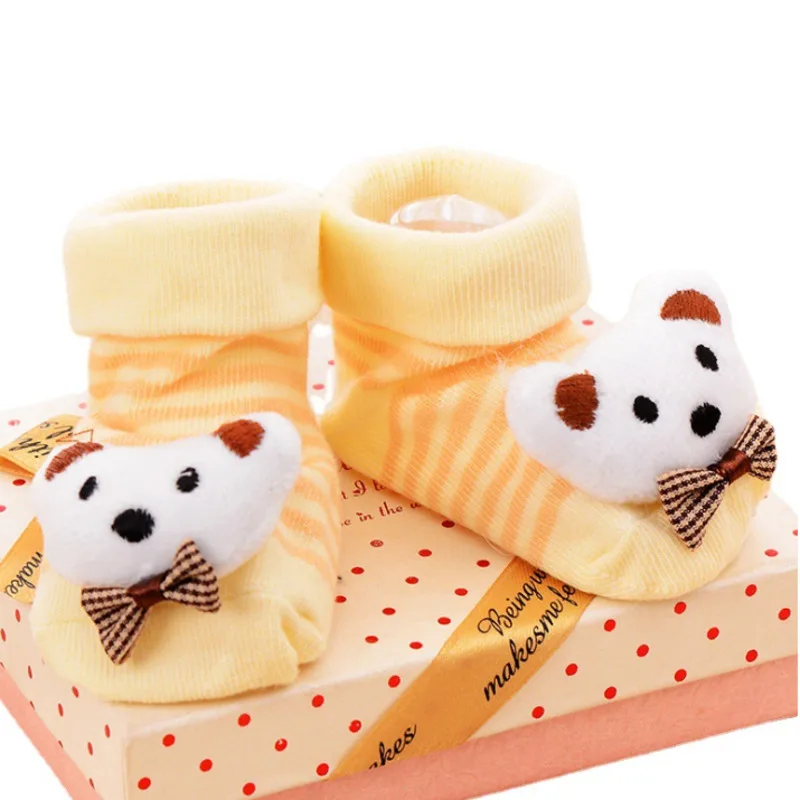 Baby Socks Toy Slipper Girls Boys Newborn Accessories Rubber Anti Slip Animal Kids Toddlers Gift Clothes Infant Children Socks