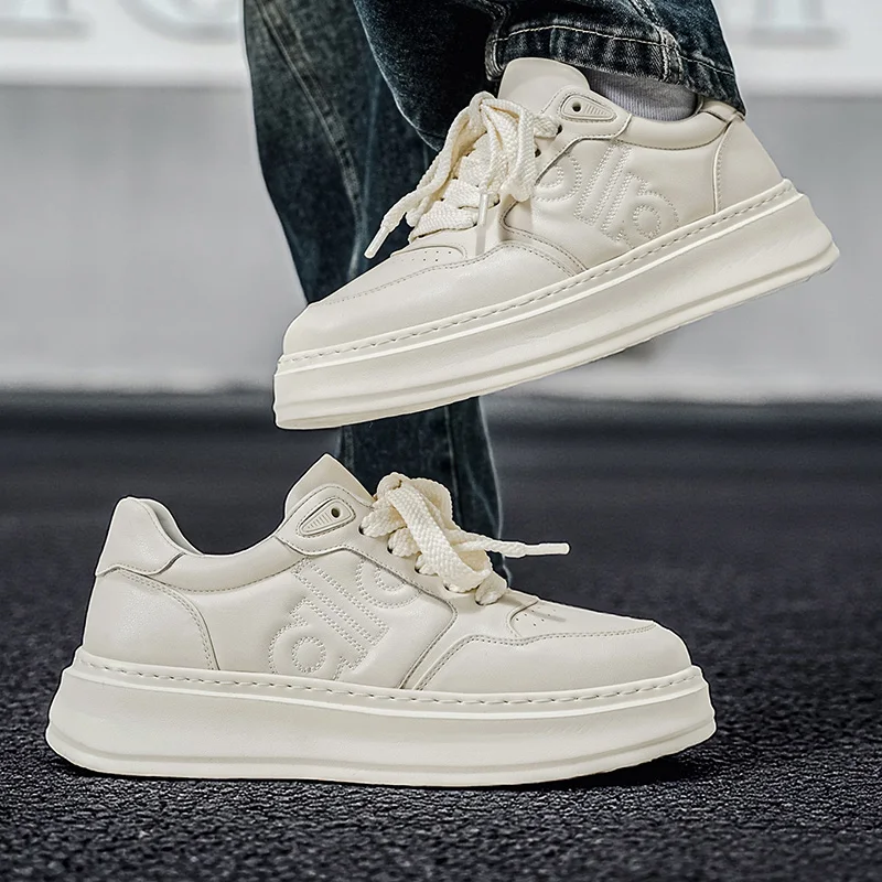 

Breathable Fashion Sport Shoes White Classic Platform Men Walking Sneakers Mens Casual Shoes Lightweight Versatile Running Shoes