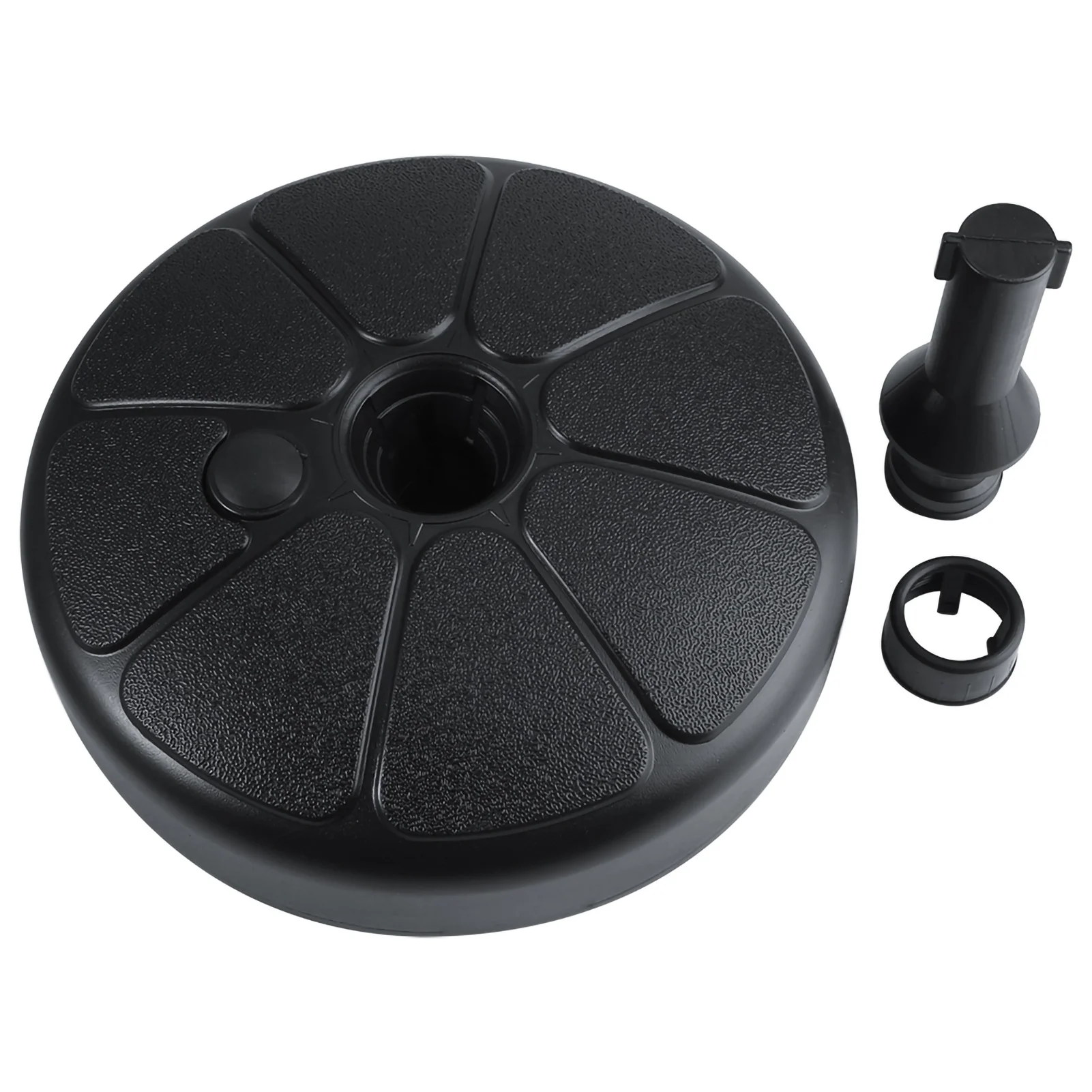 Plastic Outdoor Patio Yard Garden Round Shape Water Sand Fillable Umbrella Base Stand Holder