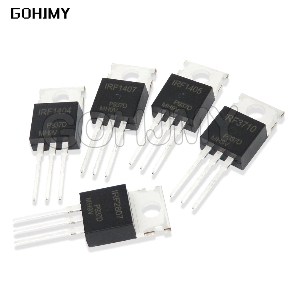 

10PCS IRF1404 IRF1405 IRF1407 IRF2807 IRF3710 LM317T IRF3205 Transistor TO-220 TO220 IRF1404PBF IRF1405PBF IRF1407PBF