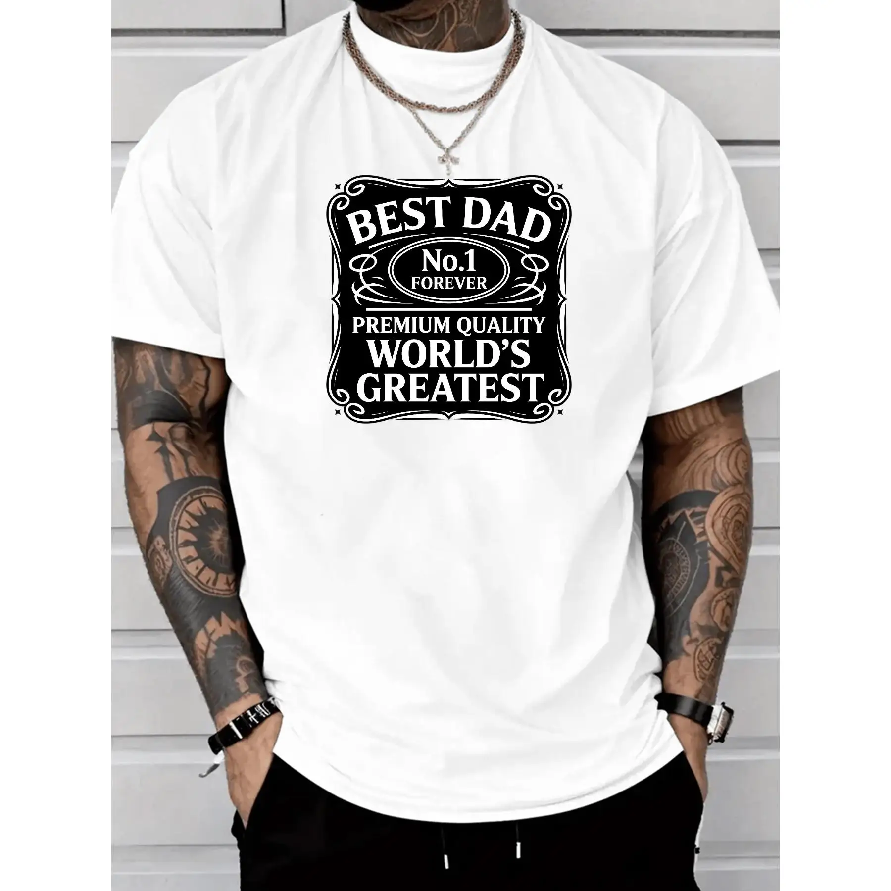 

T - Shirt for the World's Greatest Dad: Celebrate 'Best Dad No.1 Forever