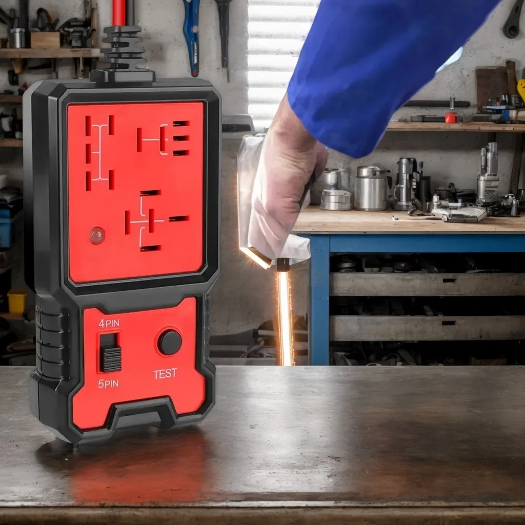 

​​Universal 12V Car Relay Tester - Electronic Automotive Battery Checker Alternator Analyzer Diagnostic Tool​​