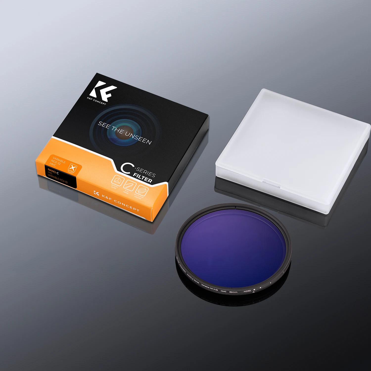 K&F Concept 67mm Variable ND Filter 58mm 82mm VND ND2 ND32 Filter C Series 37mm 40.5mm 43mm 46mm 49mm 52mm 55mm 77mm 62mm 72mm