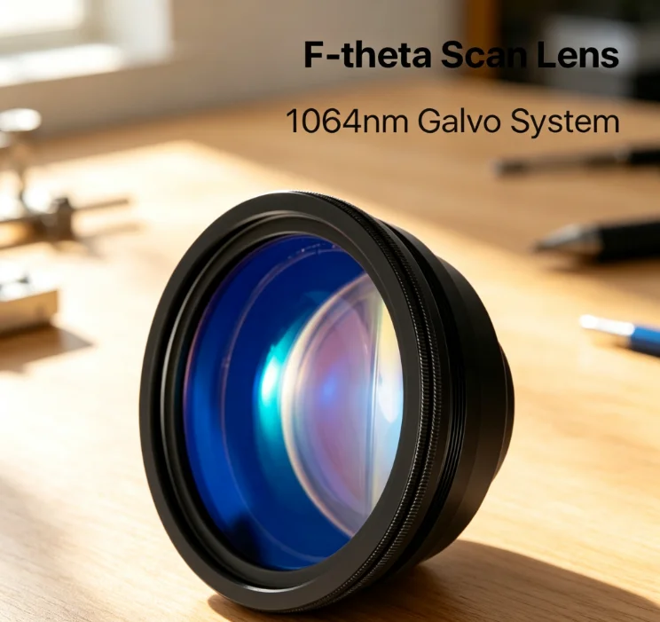 Field Lens 1064nm 50x50-300x300mm F63-420mm For YAG Fiber Laser Marking Machine Scan Lens Replacement Parts