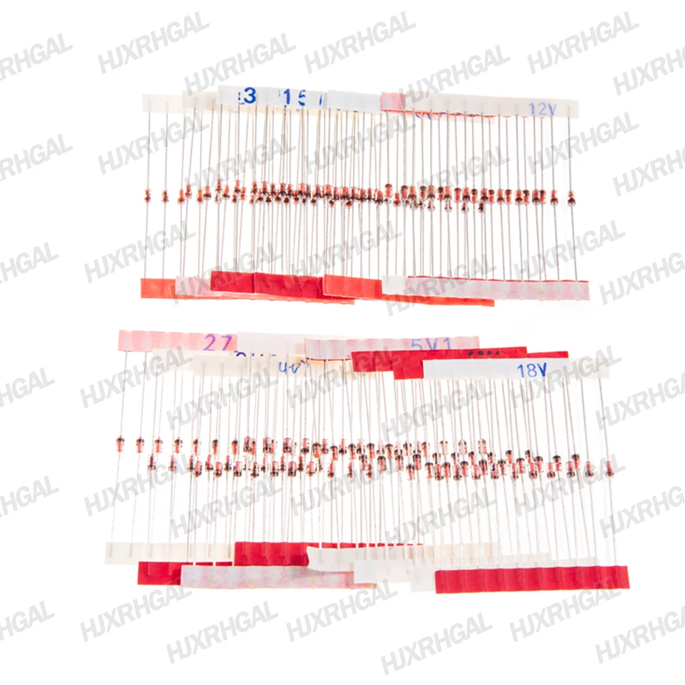 150pcs 1W Zener diode kit DO-41 15values*10pcs 3V-30V component diy kit Steady pressure tube KIT