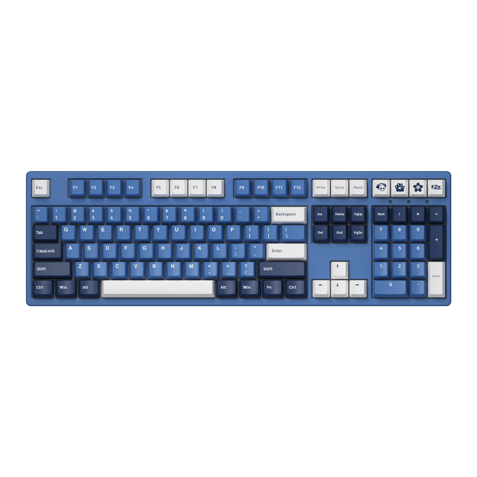 Akko 3108 DS Ocean Star Full-Size Mechanical Gaming Keyboard Wired 108-key with Cherry Profile PBT Double-Shot Keycaps