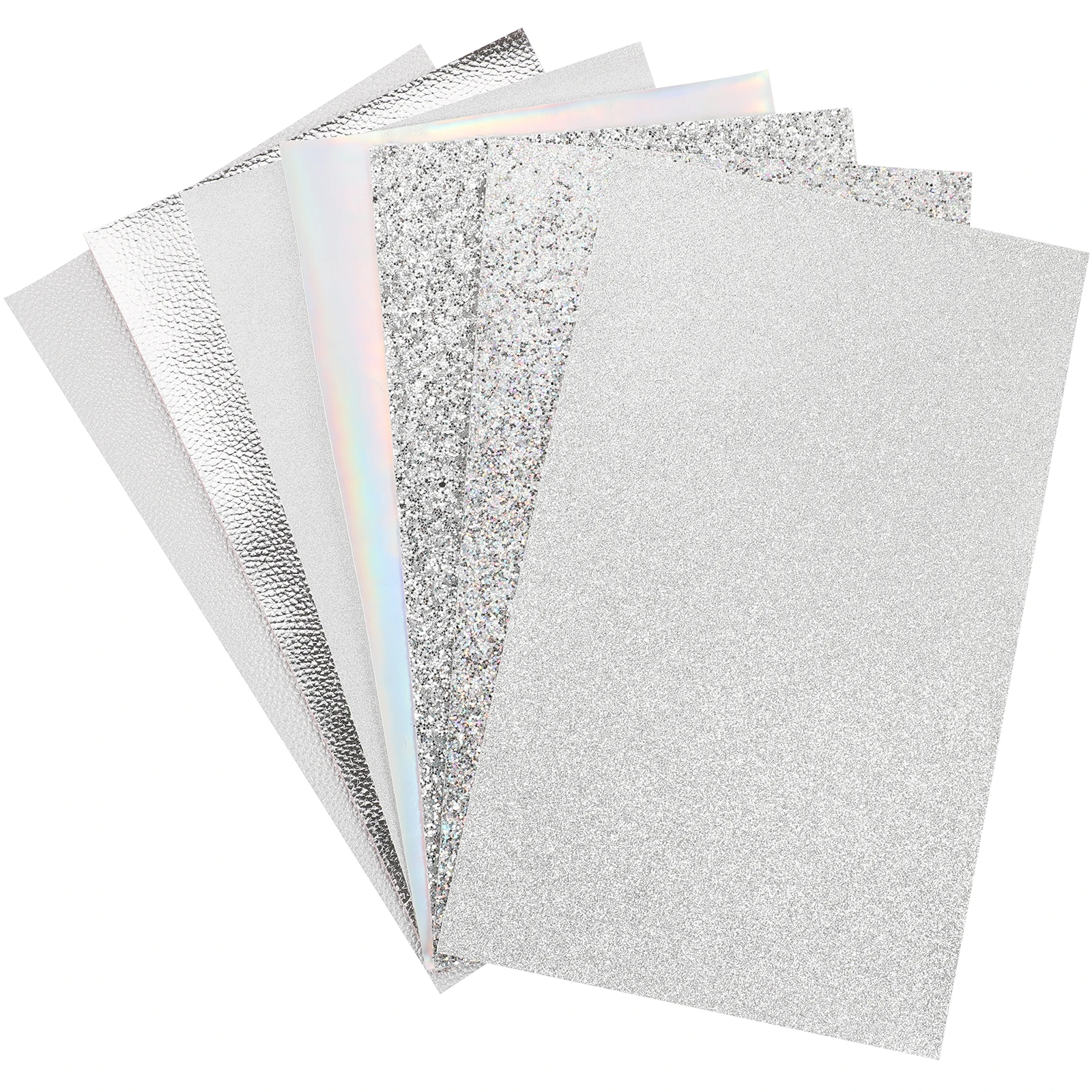 

7pcs Faux Sheets Diy Craft Kit For Bows Earrings Phone Cases Holiday Decorations Pu Fabric Crafts Supplies