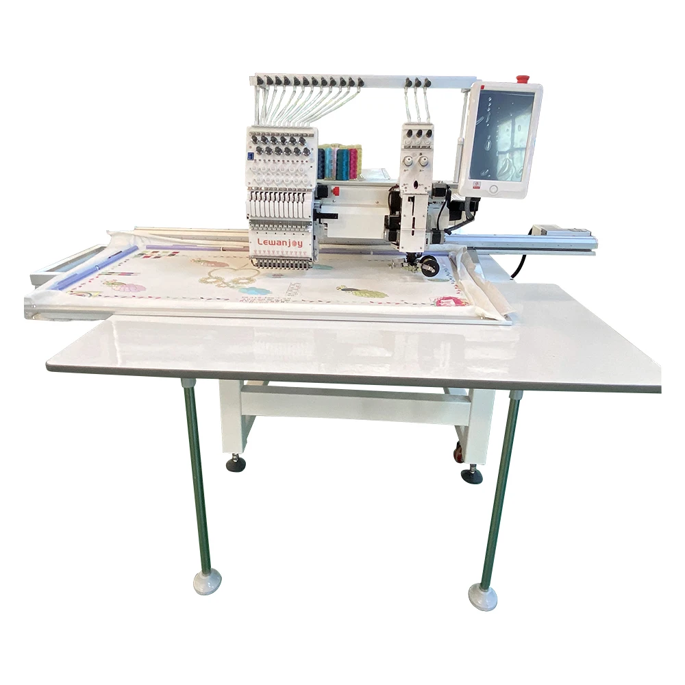 One Head Embroidery Machine Mixed 9/12mm Needles Computered Chenille Towel Embroider Machinery