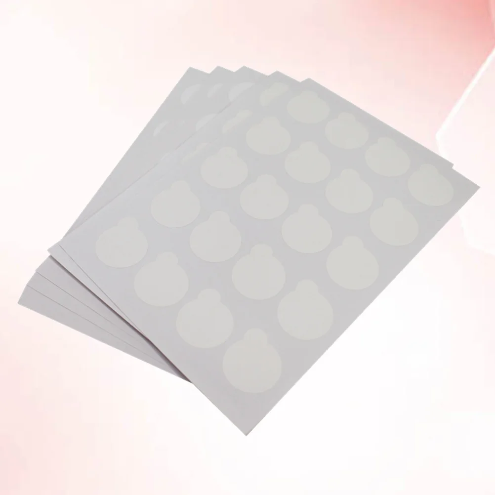 100 pcs Eyelash Glue Palette Stickers Disposable Adhesive Dots For Lash Extension Small Size Per Piece 5 Pack Gaskets For