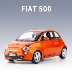 1:28 FIAT 500 Alloy Car Diecasts & Toy Vehicles Car Model Miniature Scale Model Car Toy