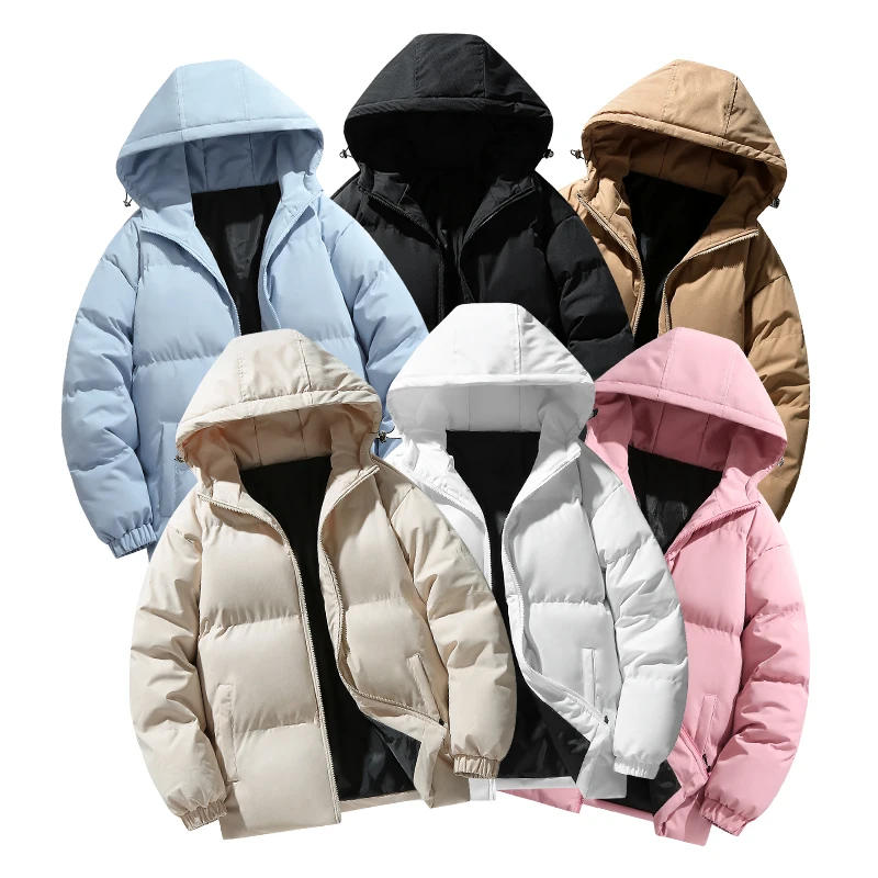 

2028 Jacket Men's Short Fashion Waterproof Bright Gradient 90% White Duck Down Warm Parka Men Casual Ski Lightweight Coat