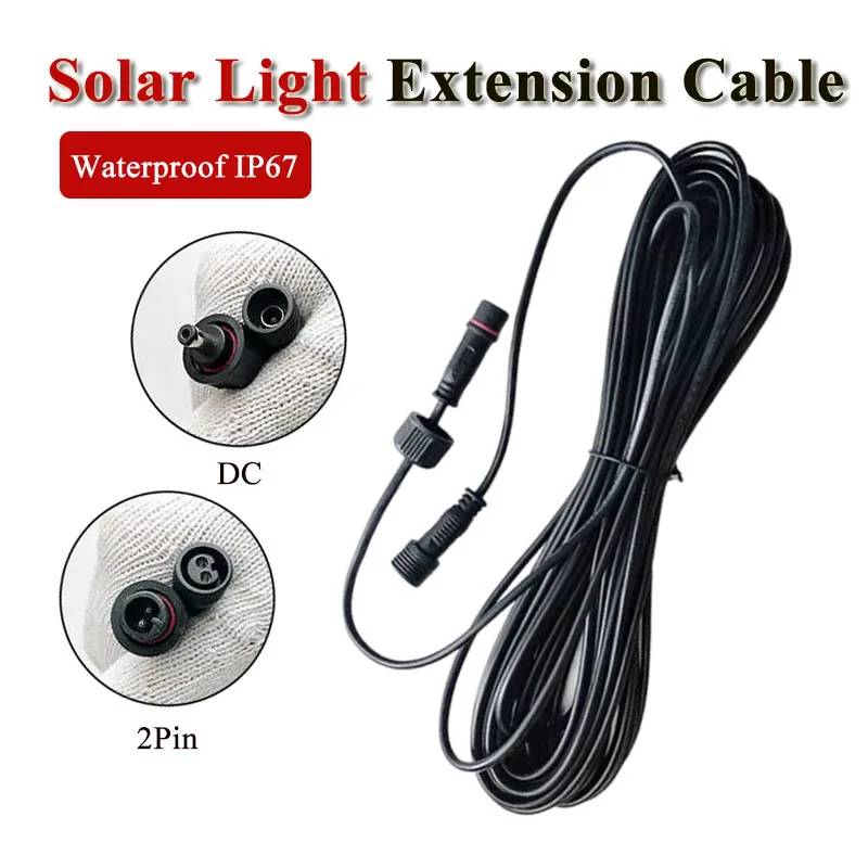 2 Pin Verlängerungskabel Buchse + Stecker IP67 LED Power Stecker Buchse 0.5m-10m 2 Pin Verlängerungskabel Buchse + Stecker IP67 LED Power Stecker Buchse 0.5m-10m