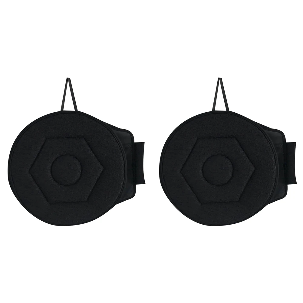 

2pcs 360°Rotating Seat Cushion for Car,15.7in Seat Cushion for Car,Swivel Seat for Elderly for Home,Office Chairs Black