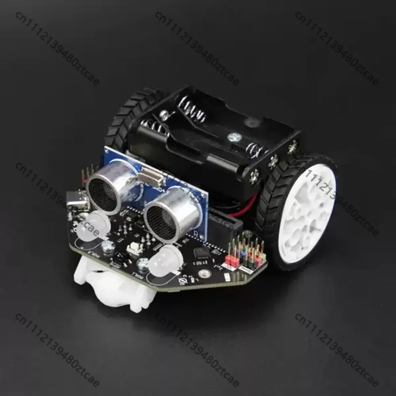 Compatible with micro:bit DFRobot, All-in-one Educational STEM Vehicle Accessory for Student Graphical Programming Experiment