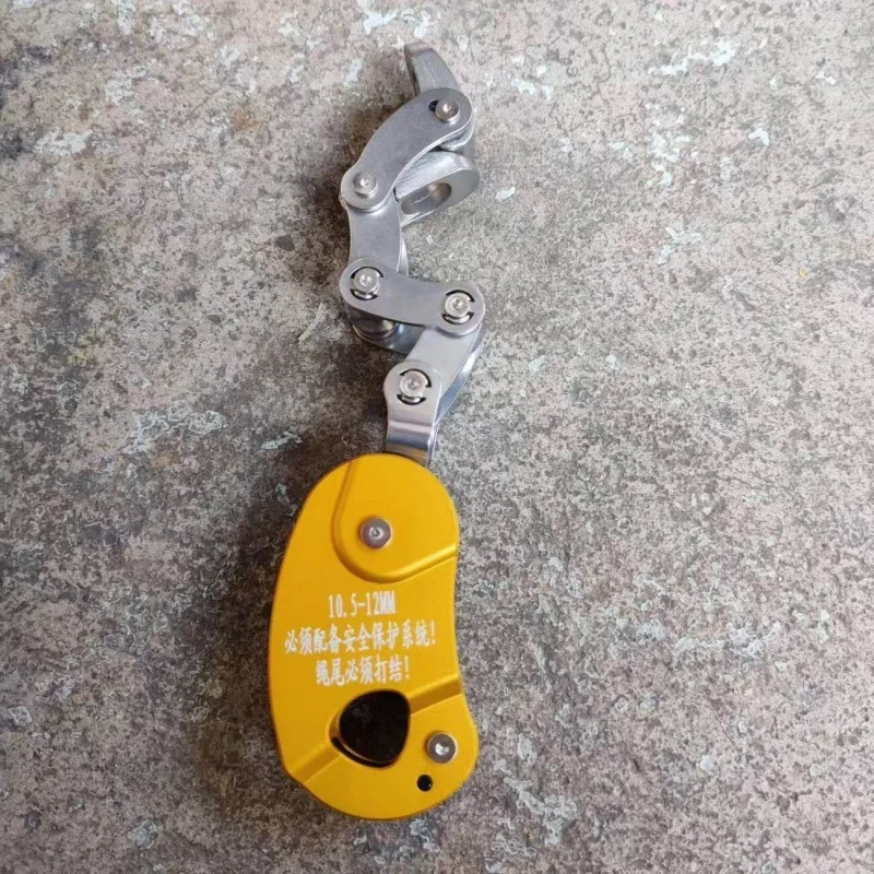 Heavy-Duty Rope Ascender Pulley Labor-Saving High-Aaltitude Lifting Rope Grab Device for Efficient Climbing Operations