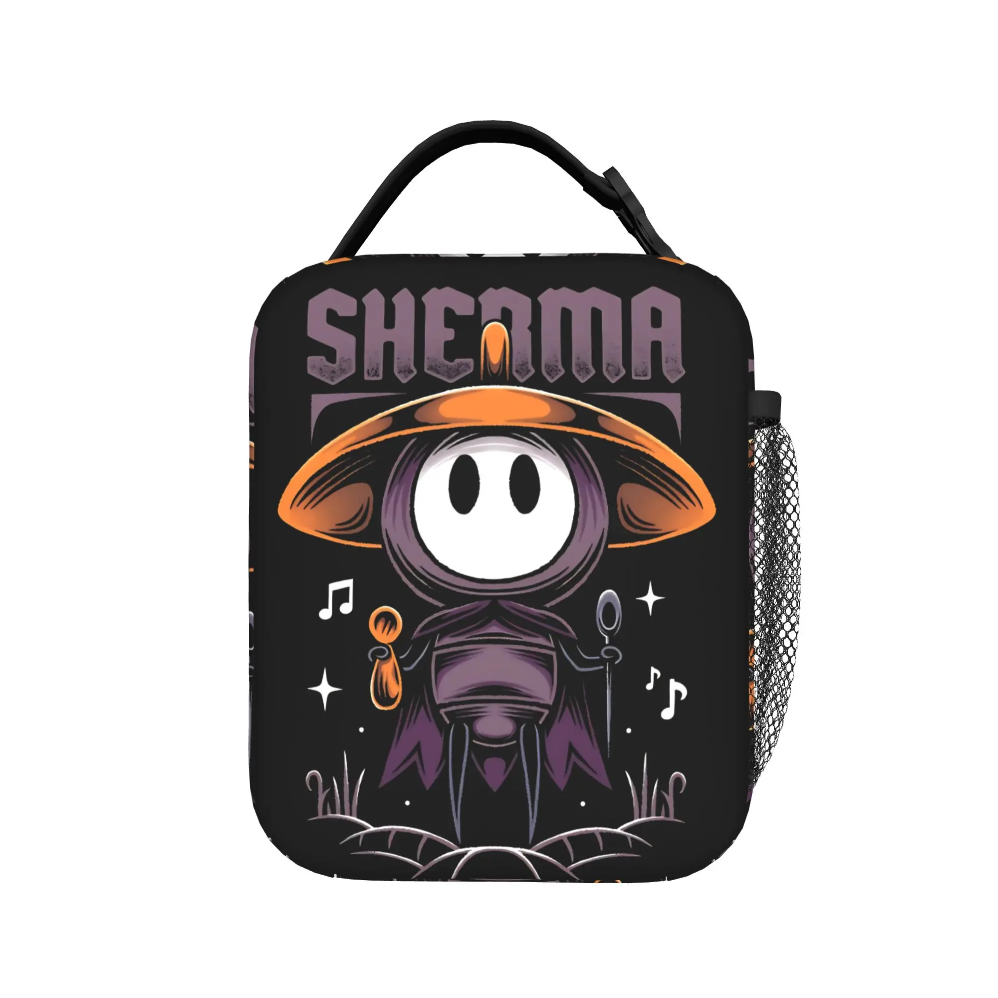 Sherma Pilgrim Hollow Knight  Insulated Lunch Bag Cooler Bag Reusable,Meal Container  Leakproof Tote Lunch Box Bento Pouch