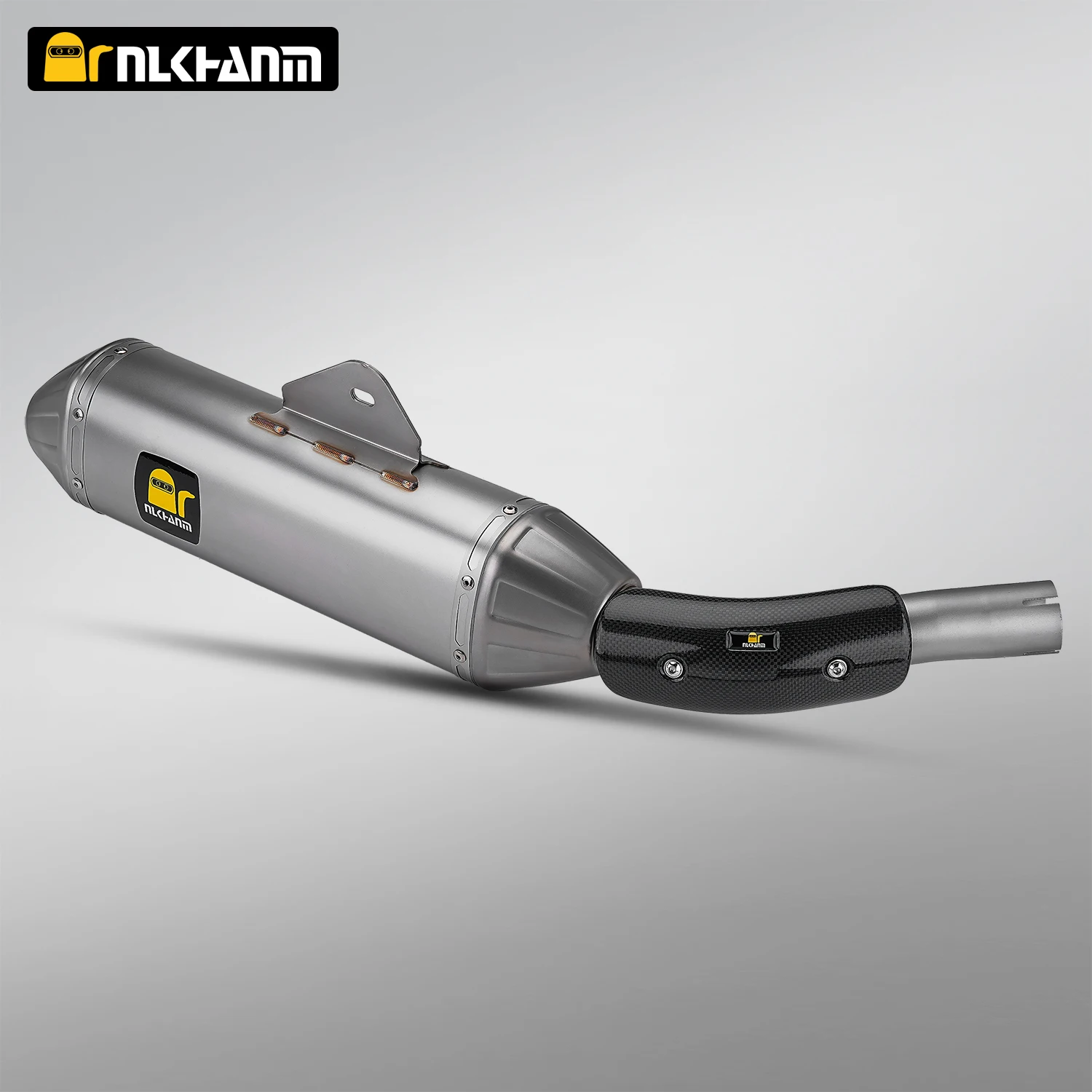 

Motorcycle Exhaust Modified Tail Pipe with Carbon Cover Muffler Connect Original for ymh T700 Tenere700 -2019-