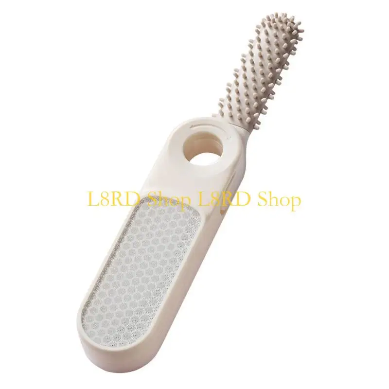 L8RD (1 Piece) Foot File Sided Callus Remover with Coarse & Fine Grit, Ergonomic Handle for Home Pedicure, Bathroom Foot Care