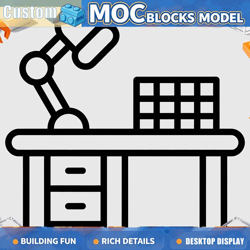 NEW 638 PCS MOC Rainbow Colorful Town Houses Building Blocks Set DIY Creative Assembly Educational Toy Gift For Boys And Girls