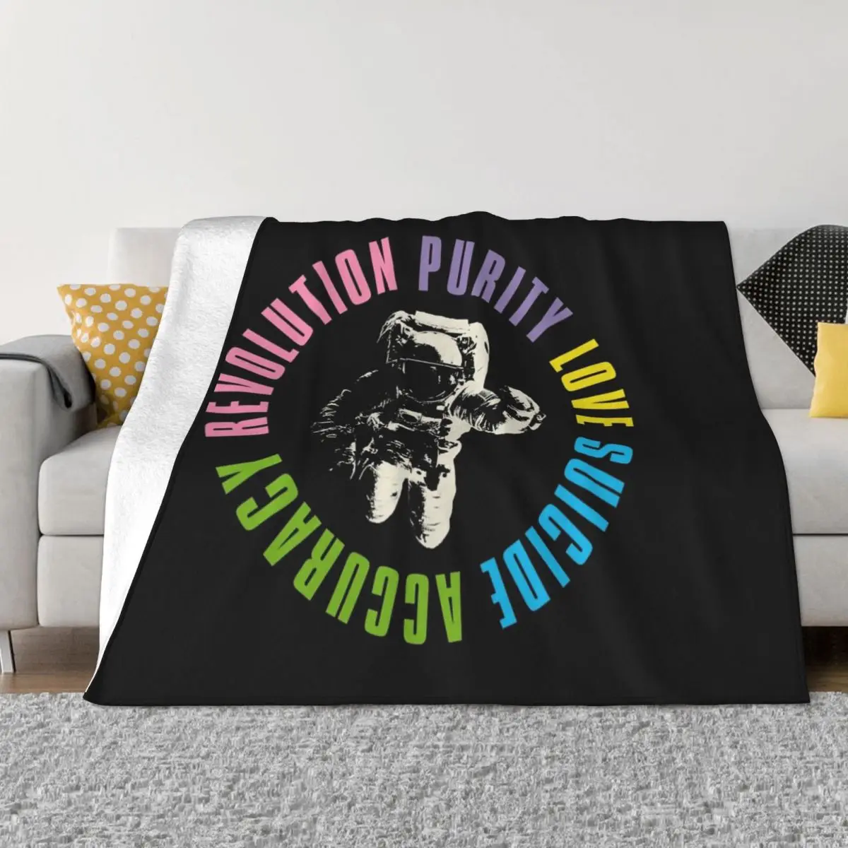 

Spacemen 3 Throw Blanket Retro Blankets Thin Blanket sofa