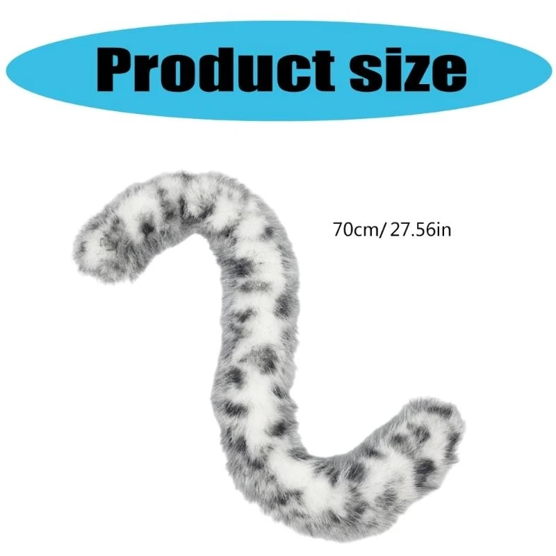 Cats Tail Remote Control Wagging Tail Animal Tail Plush Tail Halloween Party Costume Accessories for Woman Man