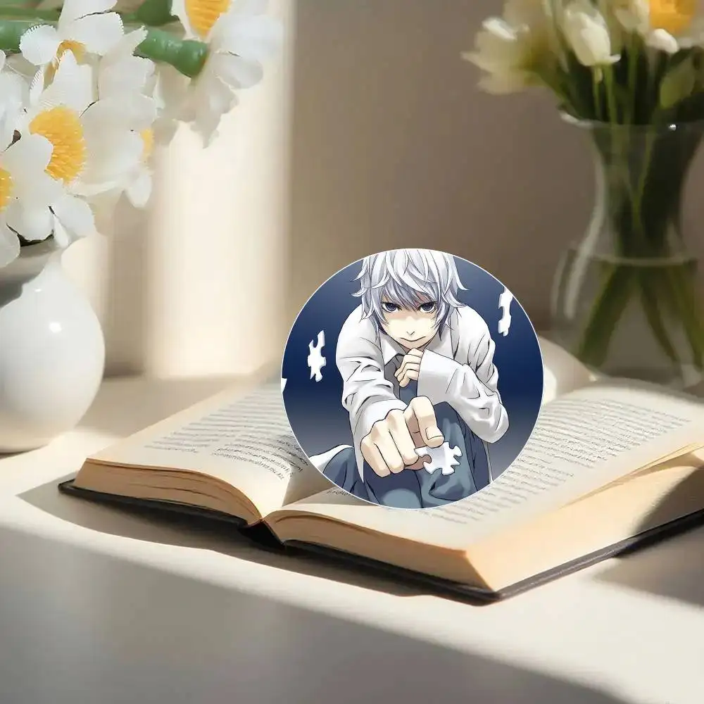 Nate River Anime D-DEATH NOTE Cartoon Style Badge Brooches On Backpack Decoration Round Enamel Pins For Accessorys - view 5
