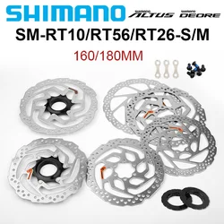 Shimano  SM RT10/26/30/56/66 Brake Disc  Mountain Bikes Disc M610 RT56 M6000 Brake Disc 160/180MM DEORE MTB Bicycle Accessories