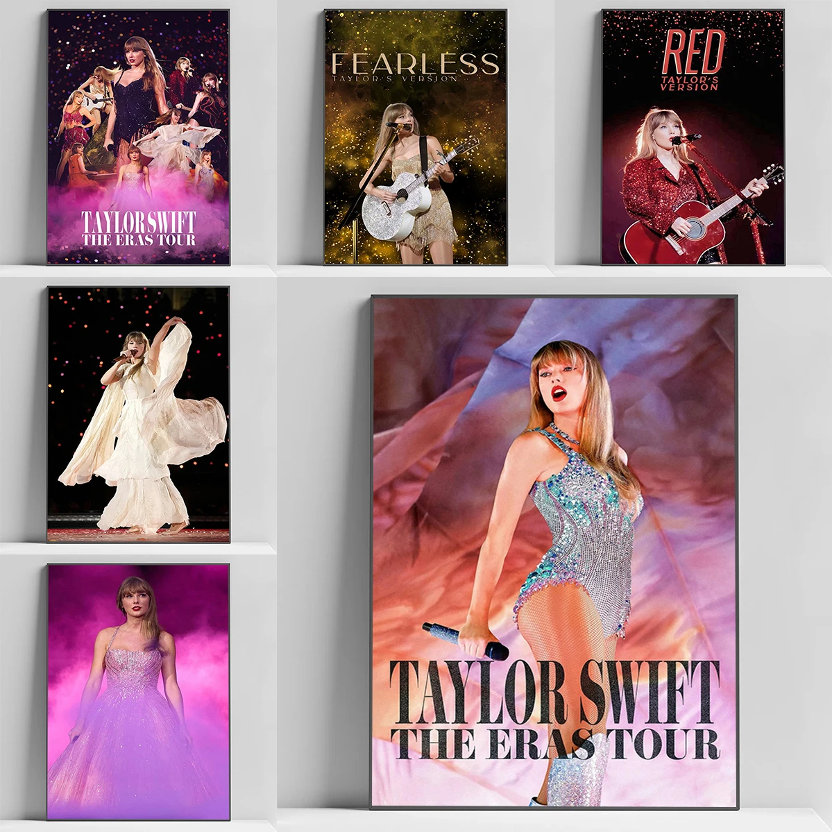 

Famous Star T-Taylor Singer S-Swift the Eras Tour Poster Posters for Wall Art Painting on Canvas Home Decor Decorative Paintings