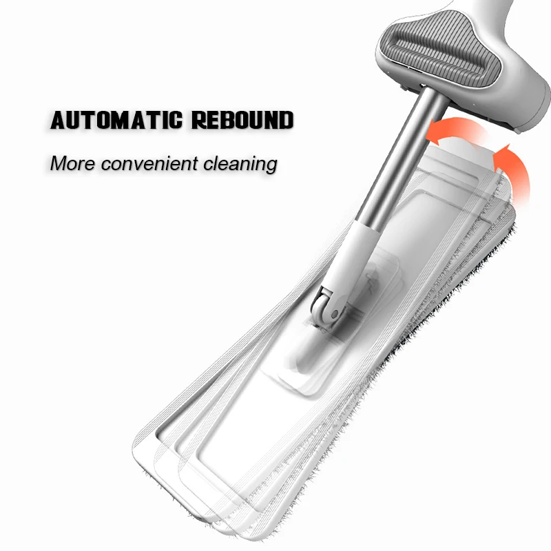 Magic Self-Cleaning Squeeze Mop Microfiber Spin And Go Flat Mop For Washing Floor Home Cleaning Tool Bathroom Accessories Set