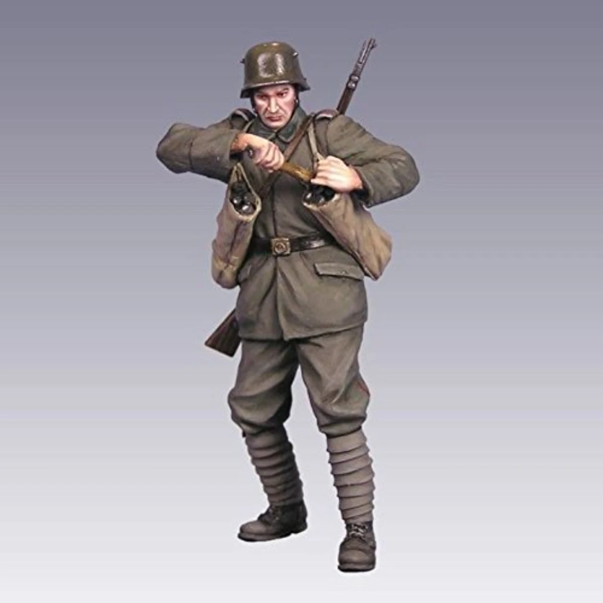 Kit de modèle non peint en résine, figurine 1/35, thème militaire, soldats allemands lancer des grenades non assemblées et non peintes GK, 1279R