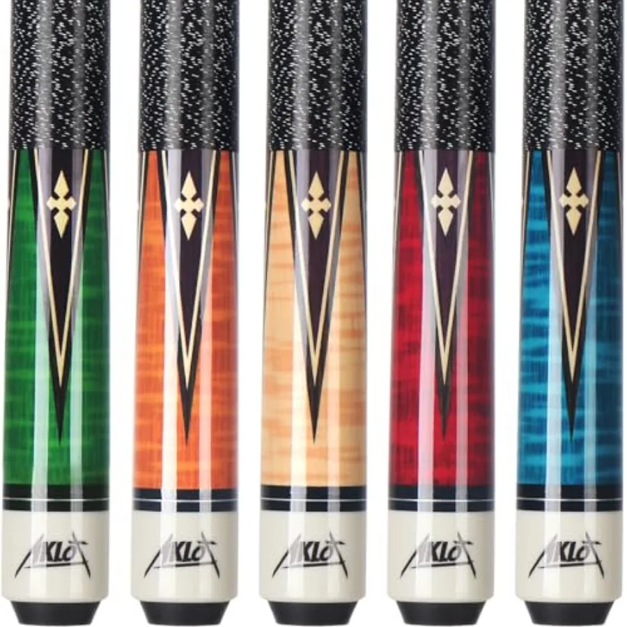 

Pool Cue Sticks, 42" Canadian Maple Professional Short Pool Stick, Taco De Billar Super Straightened Up 2-Piece Queue for Home,