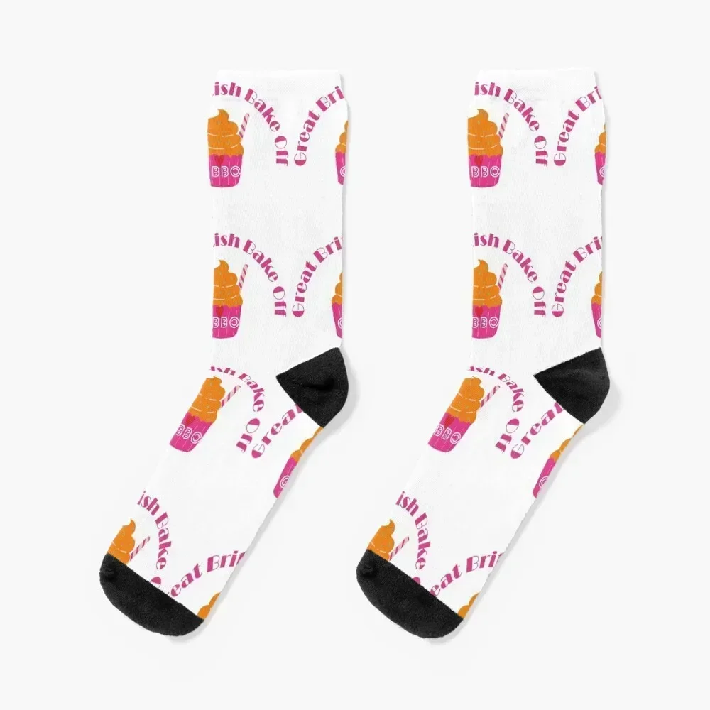 

Great British Bake Off Socks cool valentine gift ideas funny gift with print Designer Man Socks Women's